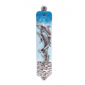 Dolphin Mezuzah