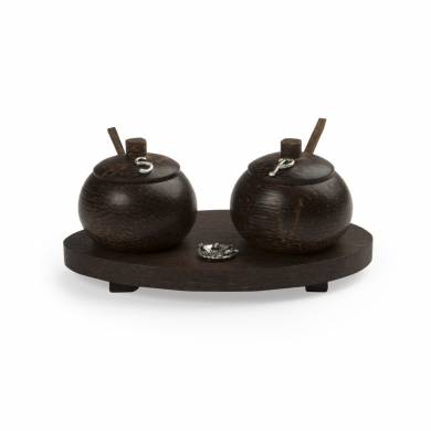 Coconut Passover Salt & Pepper Set 1