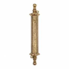 Scroll Mezuzah - Gold