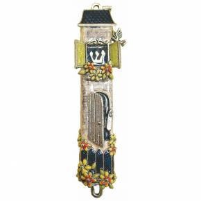 House Mezuzah - Blue