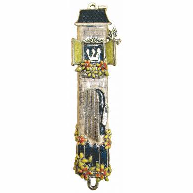 House Mezuzah - Blue House Mezuzah - Blue