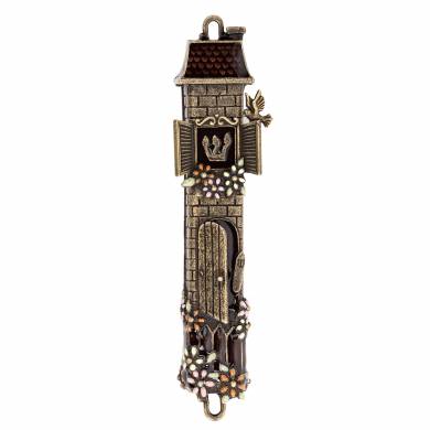 House Mezuzah - Brass Ox House Mezuzah - Brass Ox
