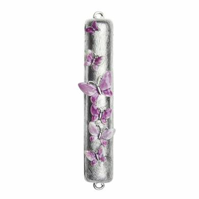 Butterfly Mezuzah - Lavender Butterfly Mezuzah - Lavender