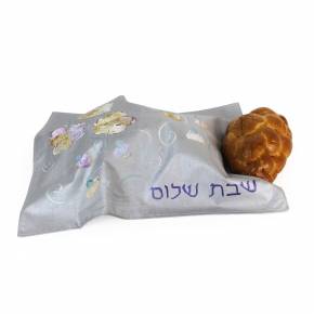 Flower Challah Cover - Multicolored