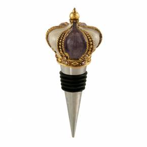 Crown Wine Stopper - Purple