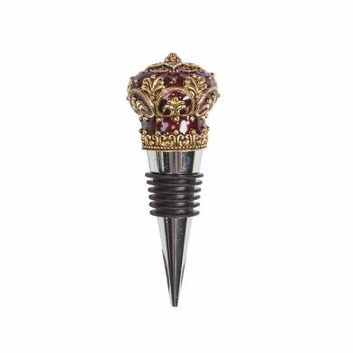 Star of David Wine Stopper - Red