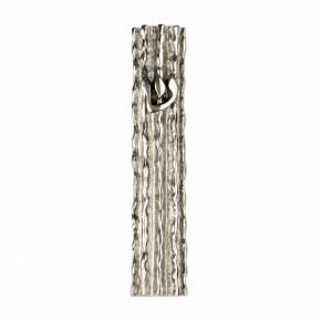 Melted Wax Mezuzah - Silver