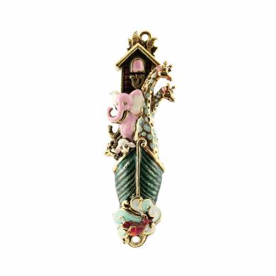 Noah's Ark Mezuzah - 4" Noah's Ark Mezuzah - 4"