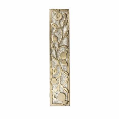 Two Tone Pomegranate Mezuzah Two Tone Pomegranate Mezuzah